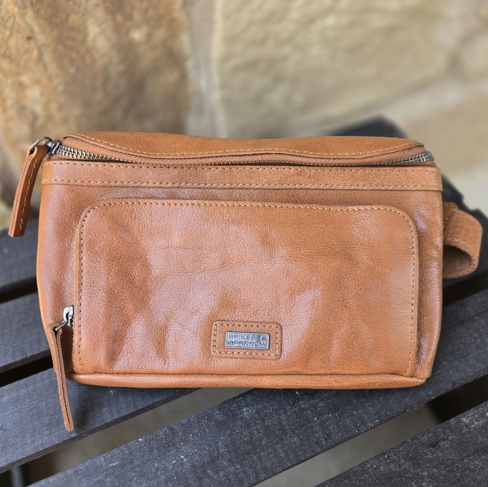 Spikes & Sparrow Genuine Leather Crossbody/Bum Bag